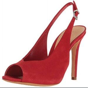 SCHULTZ MOLLYNA‎ SCARLETT leather SLINGBACKS #79